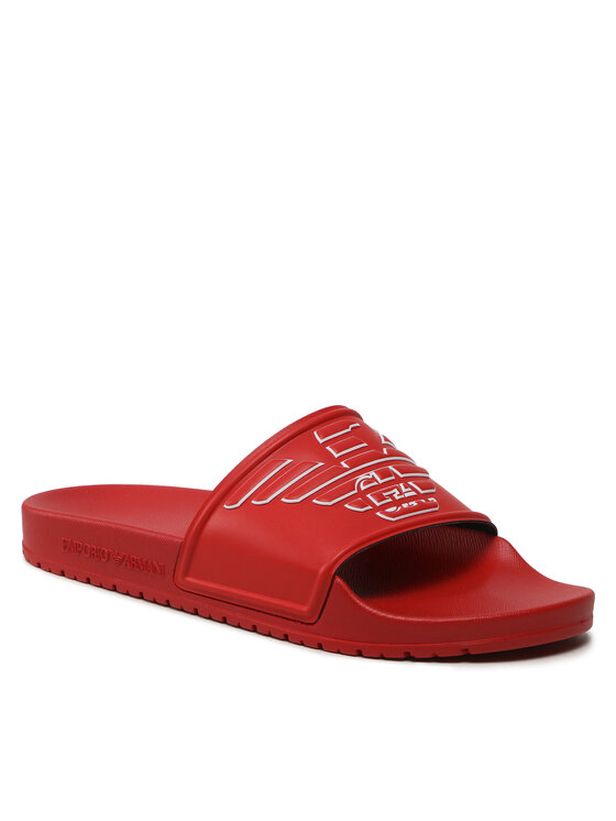 Emporio Armani Natikači XVPS04 XN747 S449 Rdeča