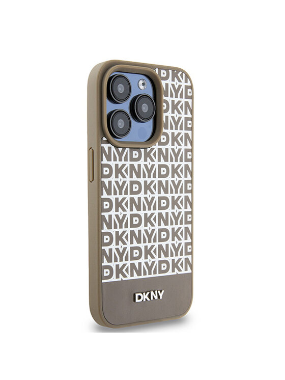 DKNY DKNY Etui na telefon Apple iPhone 15 Pro Max Brązowy