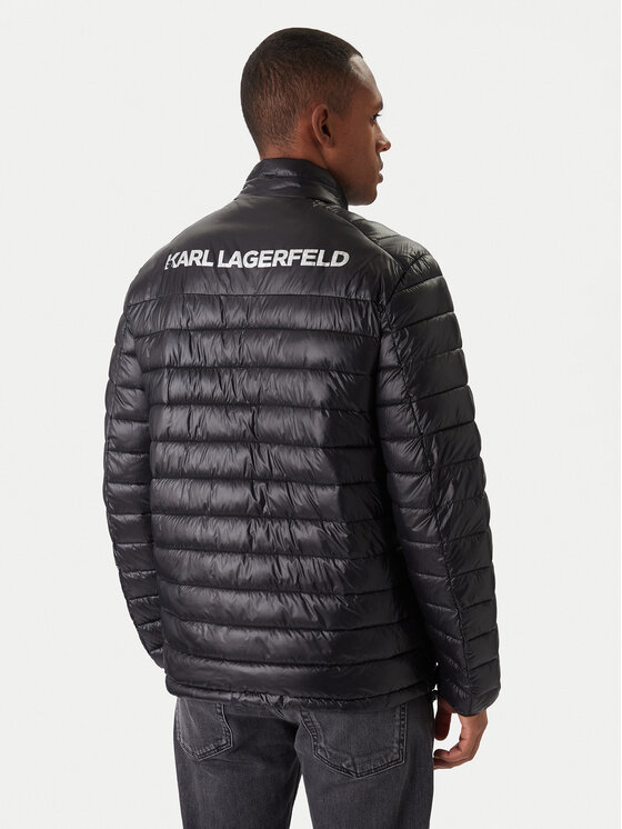 KARL LAGERFELD KARL LAGERFELD Átmeneti kabát Blouson 505400 554590 Fekete Regular Fit