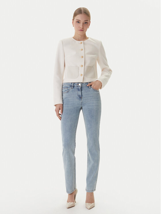 Morgan Morgan Jeansy 221-PDROIT Modrá Slim Fit