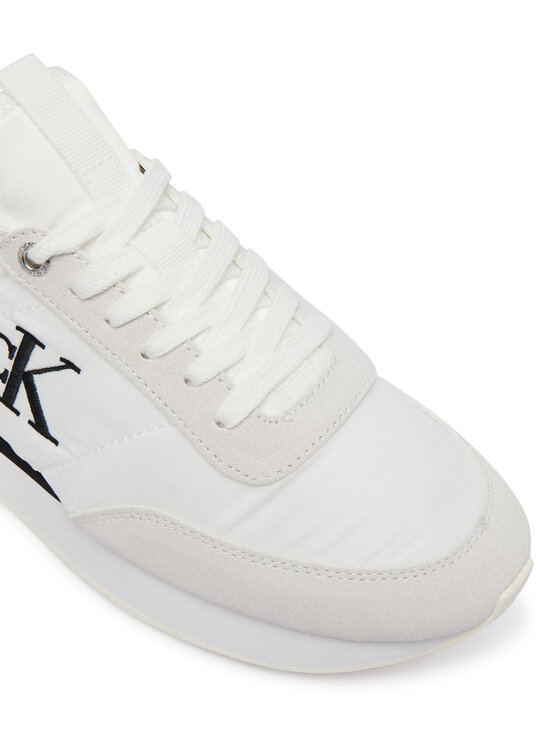 Calvin Klein Calvin Klein Sneakers Retro Runner Lace Up Sock YW0YW02060 Alb