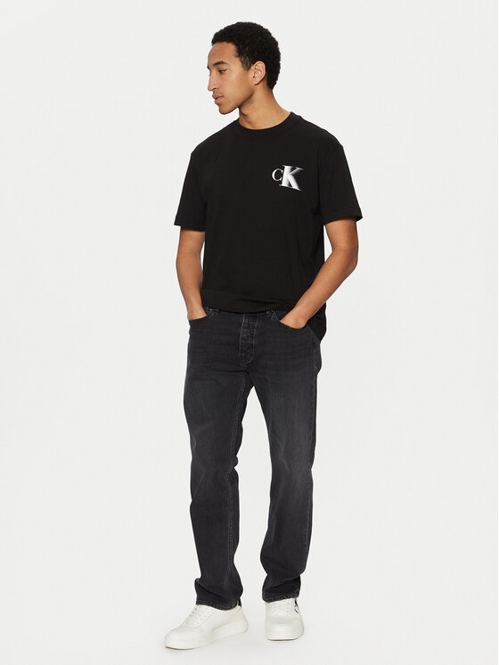 Calvin Klein Jeans Calvin Klein Jeans Farmer J30J327206 Fekete Straight Fit