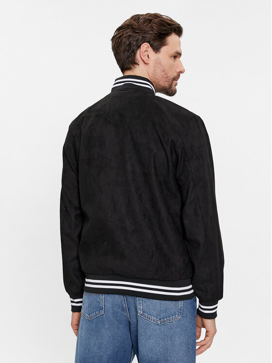 Brave Soul Brave Soul Bomber striukė MJK-BROXTON Juoda Regular Fit