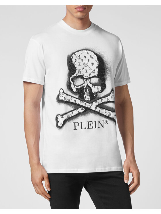 PHILIPP PLEIN PHILIPP PLEIN T-shirt 5005 Bianco Regular Fit