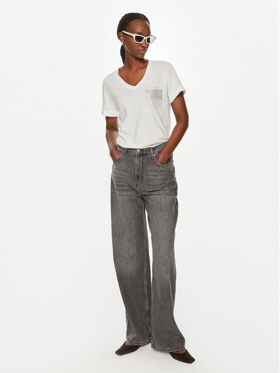 Liu Jo Liu Jo Jeans UF4129 DS048 Grigio Wide Leg