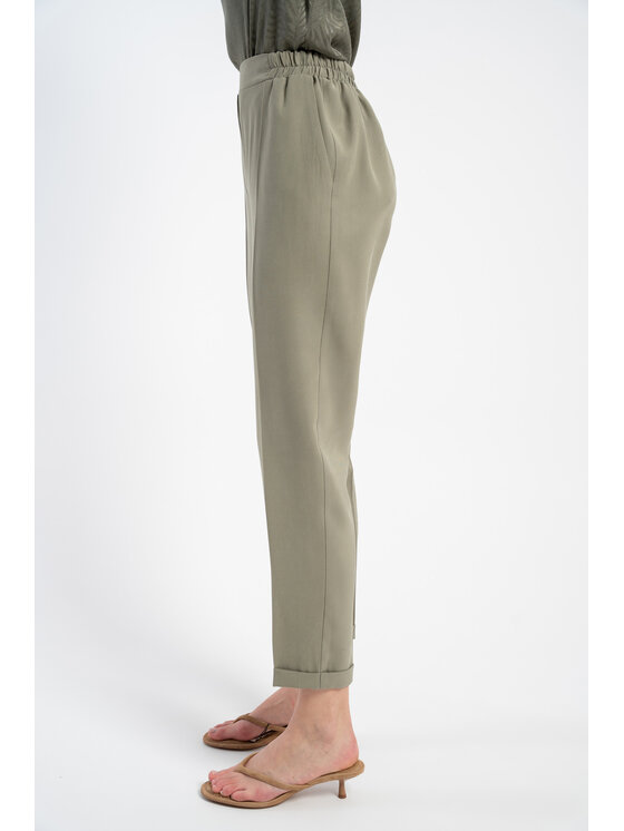 CLICK CLICK Παντελόνι υφασμάτινο 30-419 Πράσινο Skinny Fit