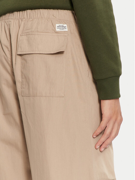 Jack & Jones Jack & Jones Spodnie materiałowe Parachute 12260931 Beżowy Loose Fit