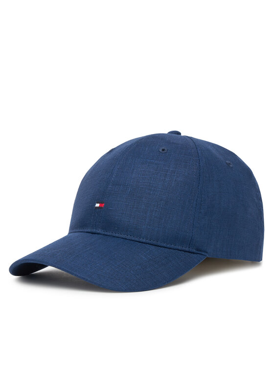 Șapcă Tommy Hilfiger Flag Linen 6 Panel AM0AM13428 Bleumarin