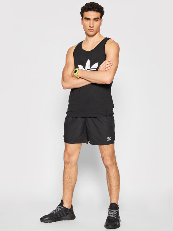 adidas adidas Szorty kąpielowe adicolor Essentials Trefoil H35499 Czarny