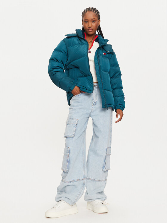 Tommy Jeans Tommy Jeans Μπουφάν πουπουλένιο Alaska DW0DW18610 Πράσινο Regular Fit