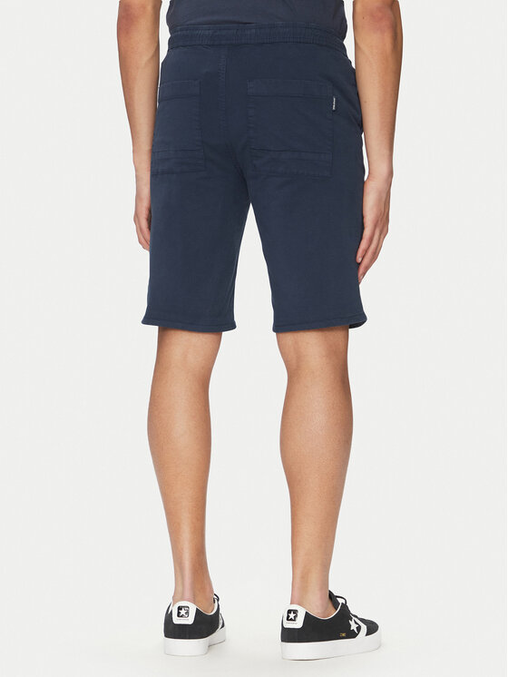 Blend Blend Šortky z materiálu 20718156 Tmavomodrá Regular Fit