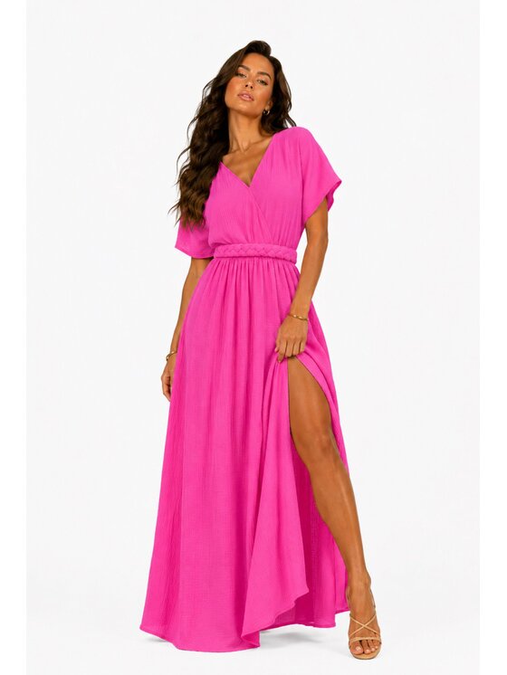Agatha Studio Agatha Studio Sukienka codzienna A26SS-SU-K02 Różowy Regular Fit