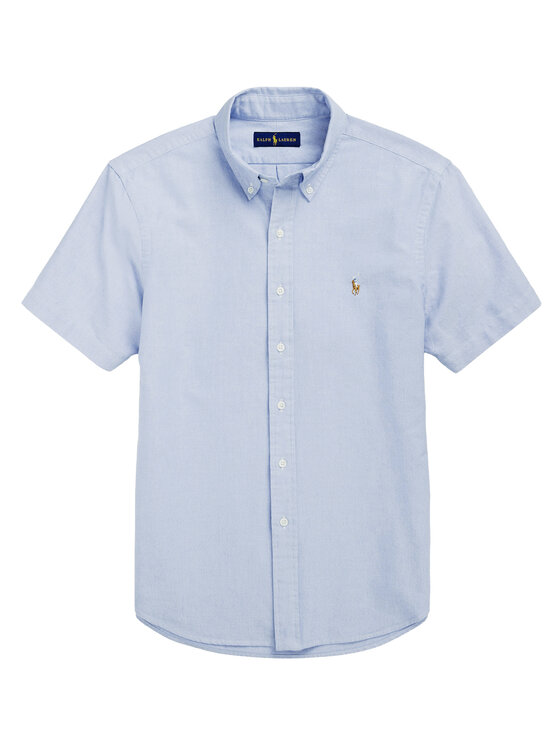 Polo Ralph Lauren Polo Ralph Lauren Srajca 710850782001 Svetlo modra Custom Fit