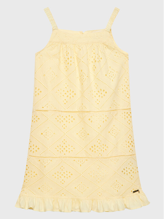 Guess Guess Rochie de vară J3GK23 WFGJ0 Galben Regular Fit