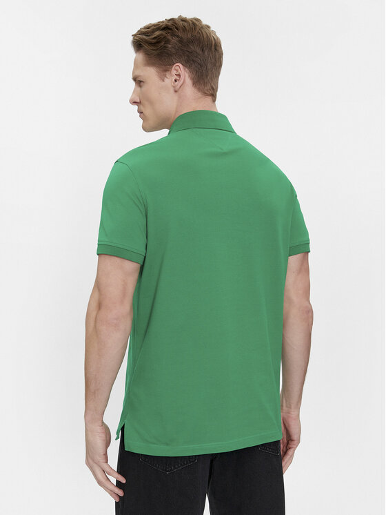 Tommy Hilfiger Tommy Hilfiger Тениска с яка и копчета 1985 Regular Polo MW0MW17770 Зелен Regular Fit