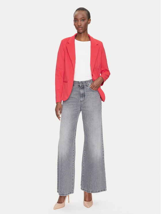 Fransa Fransa Marynarka 20605896 Czerwony Regular Fit
