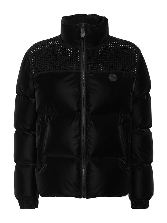 PHILIPP PLEIN PHILIPP PLEIN Kurtka puchowa 26397 Czarny Regular Fit
