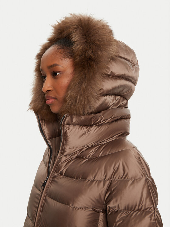 Hetregó Hetregó Пуховик Hanna 8N602F Бежевий Regular Fit