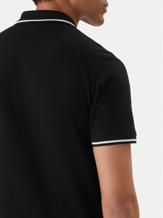Emporio Armani Emporio Armani Polo marškinėliai EM001380 AF20424 UC001 Juoda Regular Fit