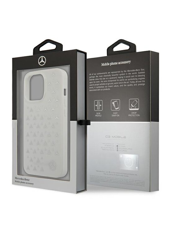 Mercedes-Benz Mercedes-Benz Etui na telefon iPhone 13 Pro Biały