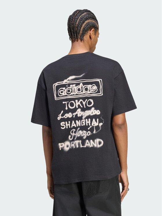 adidas adidas T-Shirt 170679 Czarny Loose Fit
