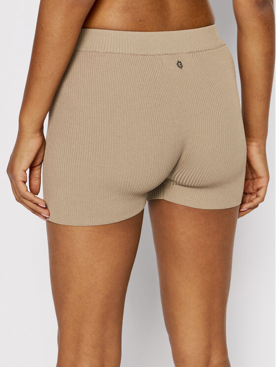 Guess Guess Šortky z materiálu W2GZ03 Z2Z80 Béžová Slim Fit