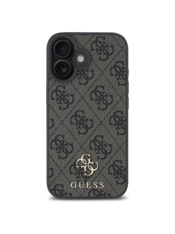 Guess Guess Etui na telefon Small Classic MagSafe Brązowy