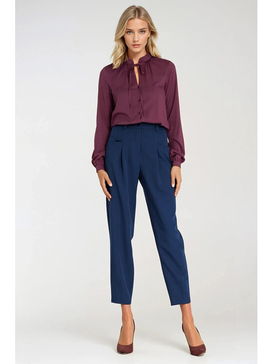 NIFE NIFE Halenka B203 Fialová Regular Fit