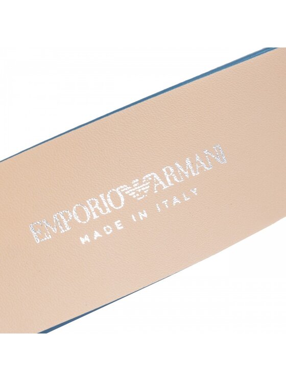 Emporio Armani Emporio Armani Pasek Damski Y3I276 YFW9E OCEAN Niebieski