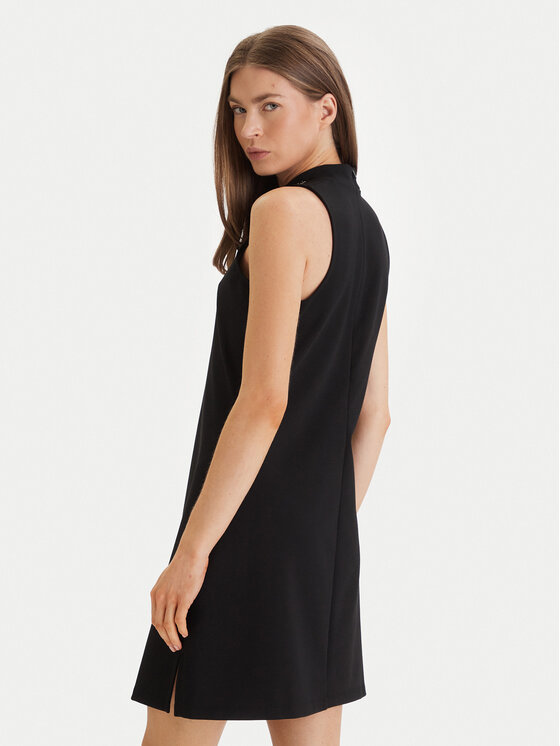 Calvin Klein Jeans Calvin Klein Jeans Kleid für den Alltag Interlock Mock LV047F260G Schwarz Slim Fit