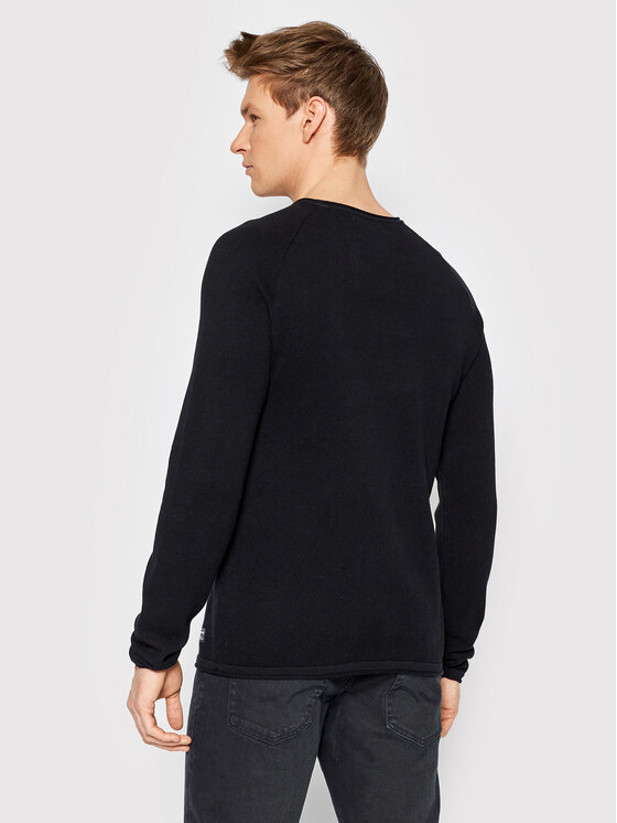 Jack & Jones Jack & Jones Sweter Hill 12157321 Czarny Regular Fit