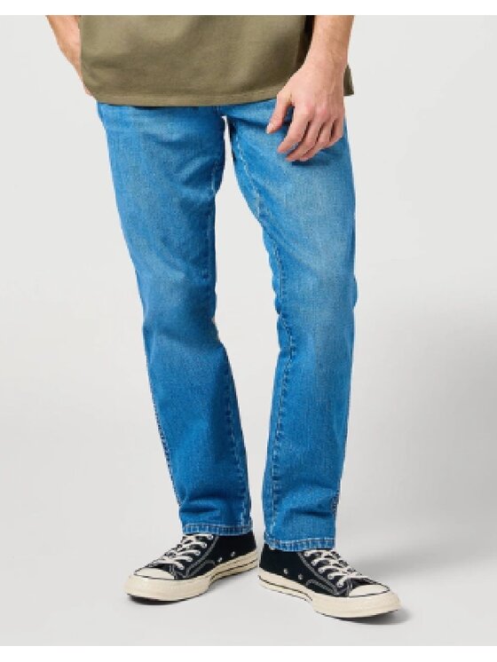 Wrangler Wrangler Jeansy TEXAS SLIM Niebieski Slim Fit