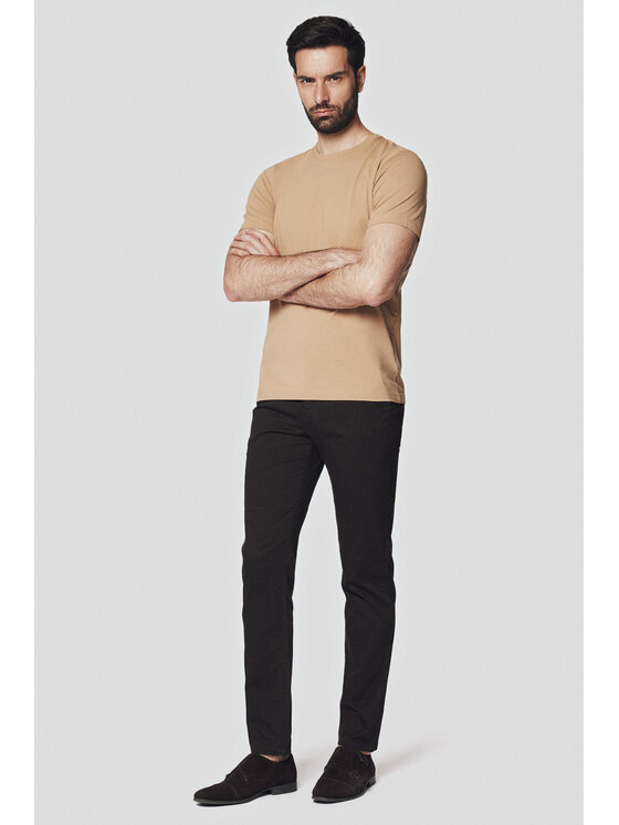 Lancerto Lancerto Chinosy Maroko SP082124000006 Brązowy Slim Fit