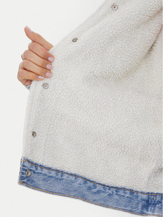 Levi's® Levi's® Geacă de blugi Sherpa Trucker 90's A4435-0010 Albastru Loose Fit
