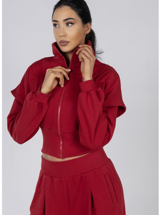 Love Saints Love Saints Dres L26ZF-KA-K11 Czerwony Regular Fit