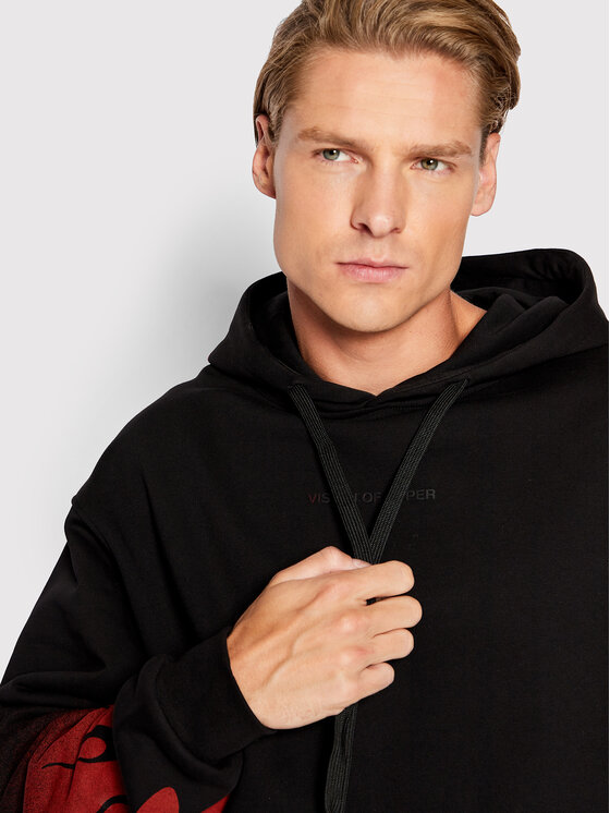 Vision Of Super Vision Of Super Μπλούζα VS00313 Μαύρο Regular Fit