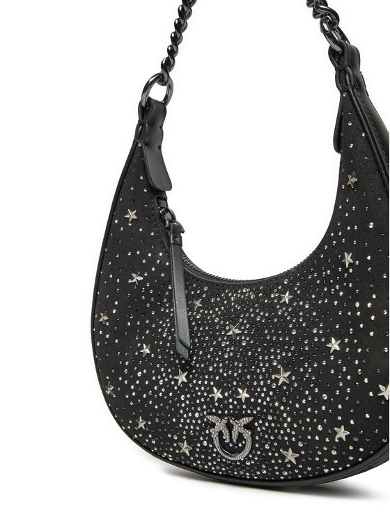 PINKO PINKO Rankinė Brioche Hobo Mini AI 24-25 PLTT 101433 A20F Juoda