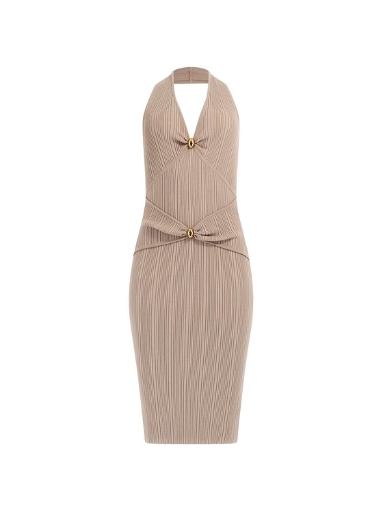 Marciano Guess Marciano Guess Každodenní šaty 175971 Béžová Classic Fit