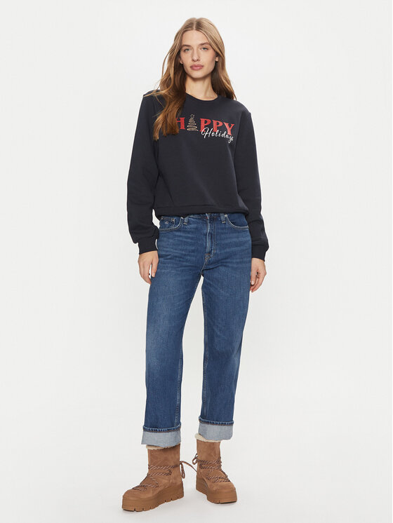 ONLY ONLY Μπλούζα Nora 15331079 Σκούρο μπλε Regular Fit