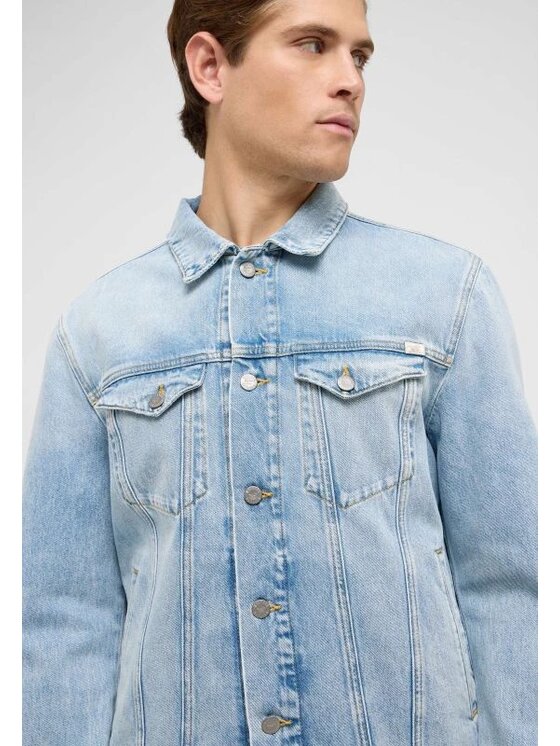 Mustang Mustang Kurtka jeansowa Style Dallas Jacket Niebieski Regular Fit