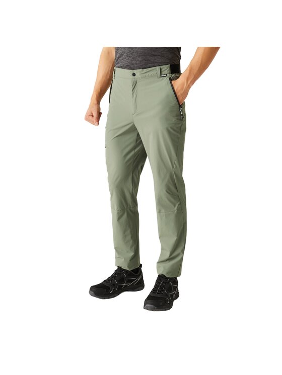 Regatta Regatta Spodnie outdoor Travel Light Zielony Stretch Fit