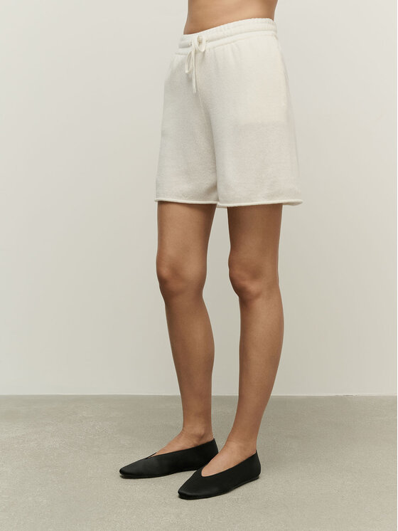 La Mania La Mania Pantaloncini sportivi CALMO Bianco Classic Fit