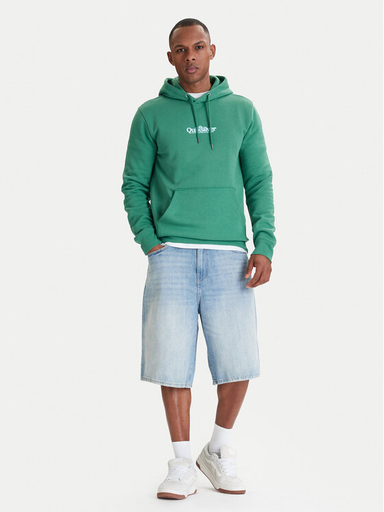 Quiksilver Quiksilver Суитшърт Fineline EQYFT05198 Зелен Regular Fit