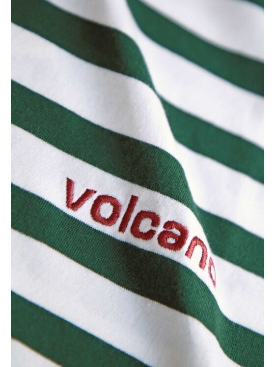 Volcano Volcano T-Shirt T-AIR Zielony Regular Fit