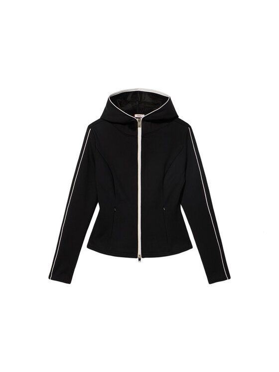 Oltre Oltre Felpa G958J004235N033 Nero Slim Fit