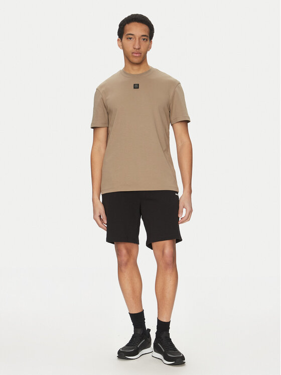 HUGO HUGO T-shirt Dalile 50505201 Smeđa Regular Fit