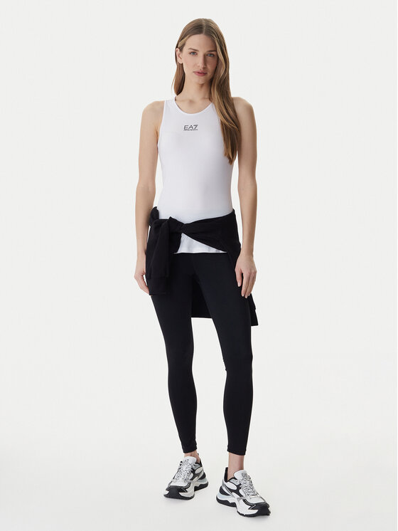 EA7 Emporio Armani EA7 Emporio Armani Top 7W000314 AF14524 Biały Regular Fit