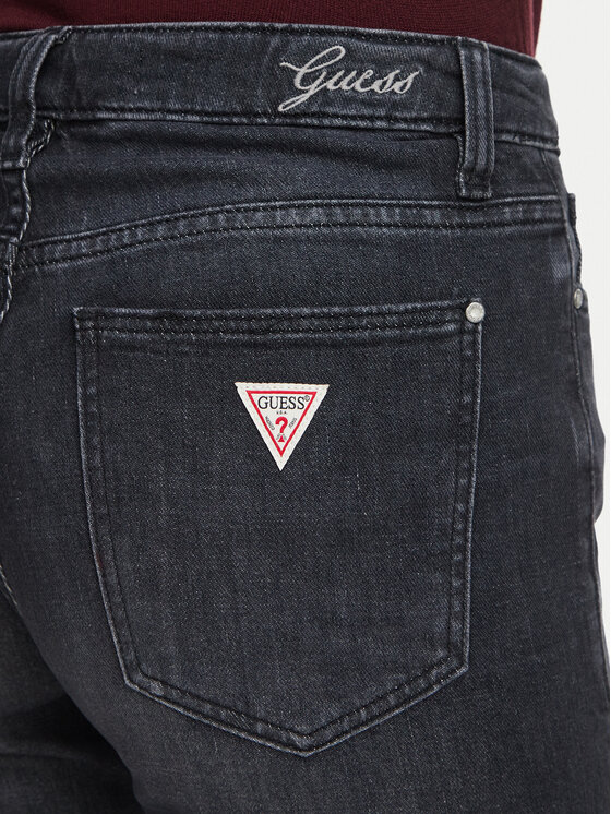 Guess Guess Jeansy 184481 Czarny Flared Fit