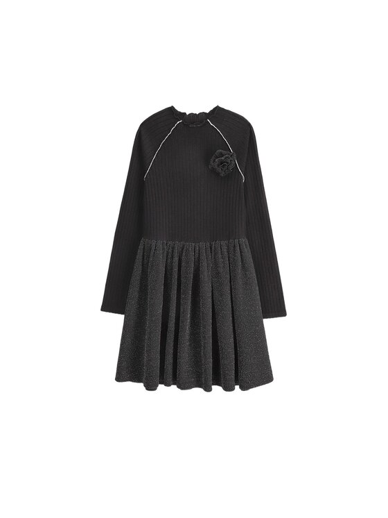 Coccodrillo Coccodrillo Sukienka codzienna ZC6129101EPG-021 Czarny Regular Fit