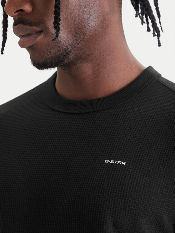 G-Star Raw G-Star Raw T-Shirt D28609-E383 Czarny Regular Fit